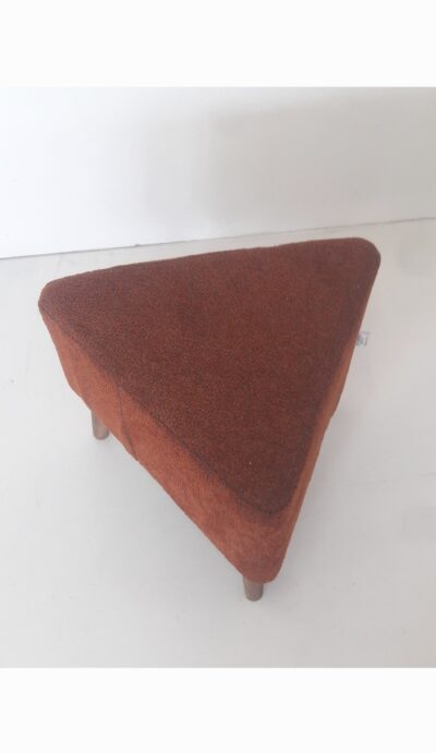 Sahra Peri Bench Puf Üçgen Puf Tabure Bohem Puf Prizma Teddy Kumaş 3gen puf