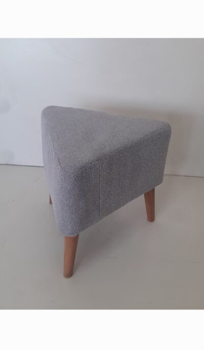 Sahra Peri Bench Puf Üçgen Puf Tabure Bohem Puf Prizma Teddy Kumaş 3gen puf